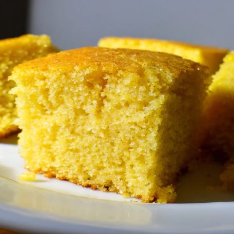 A wedge of moist cornbread rests on a wooden board beside a steaming bowl of chili, showcasing its classic American pairing.