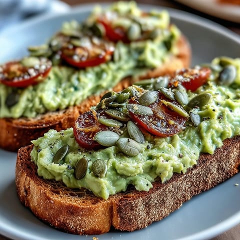 Nutrient-dense avocado toast on hearty whole grain bread, garnished with feta cheese crumbles and a sprinkle of black pepper.