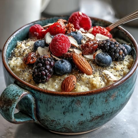 Millet Porridge With Berries