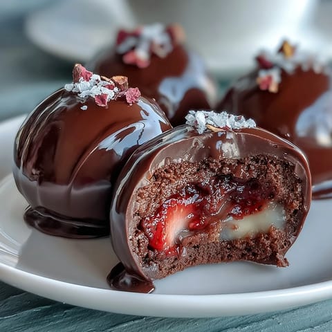 Dubai-Style Strawberry Truffles