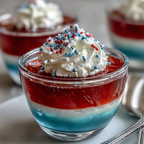 These alcohol-free 4th of July Firecracker Jello Shots are ready for festive parties.