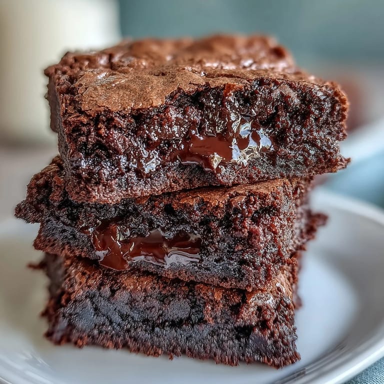 Fudgy 3-ingredient cookies made from brownie mix, offering rich chocolate flavor in every bite.