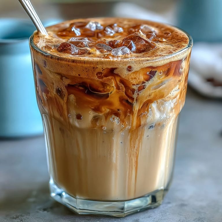 Velvety oat milk swirled into a shaken brown sugar espresso, creating a creamy, dairy-free coffeehouse-style beverage.