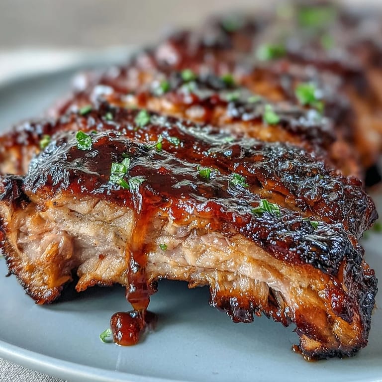 Hearty Father's Day BBQ Rib Board, ready to be savored with friends.