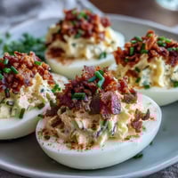 Bacon Ranch Deviled Eggs